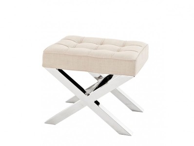 4251287745962 - Luxus Sitz Hocker Panama Natural 59 x 455 x H 505 cm - Designer Hotel Hocker