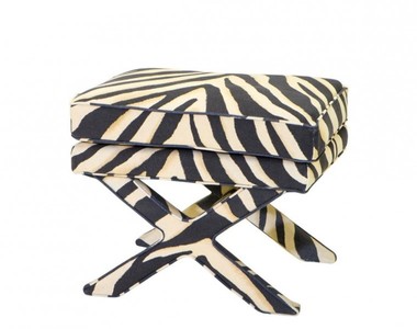 4251287745986 - Luxus Sitz Hocker Zebra 62 x 46 x H 50 cm - Luxus Hocker