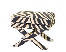 4251287745986 - Luxus Sitz Hocker Zebra 62 x 46 x H 50 cm - Luxus Hocker