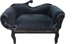 4251287746204 - Barock Hunde & Katzen Chaiselongue Sofa Schwarz Schwarz Hundebett & Katzenbett - Limited Edition 4251287746204 - Barock Hunde & Katzen Chaiselongue Sofa Schwarz Schwarz Hundebett & Katzenbett - Limited Edition