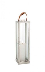 4251287747928 - Designer Deco Laterne Nickel Finish 19 x 19 x H 70 cm - Luxus QualitÃ¤t