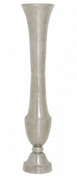 4251287748093 - Designer Deko Vase Silber Durchmesser 18 x H 100 cm - Luxus QualitÃ¤t