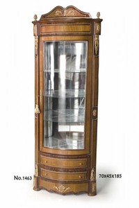 4251287748970 - Barock Vitrine 70 x 45 x H 185 cm - Barock Wohnzimmerschrank