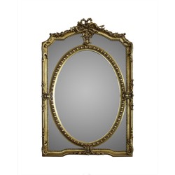 4251287756760 - Luxus Wandspiegel 80 x H 125 cm - Barock Spiegel