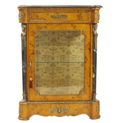 4251287757262 - Empire Vitrine Vogelaugenahorn 85 x H105 cm - Vitrinenschrank - Wohnzimmerschrank Barock