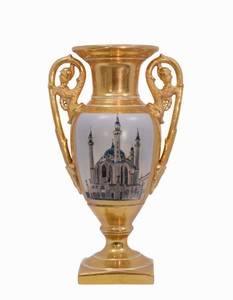 4251287758665 - Luxus Barock Porzellan Vase mit 2 Griffen H 353 cm - Hotel Vase