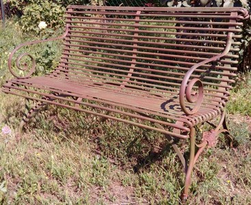 4251287761016 - Schmiedeeisen 2er Gartenbank - Gartenbank mit Klauenbeine