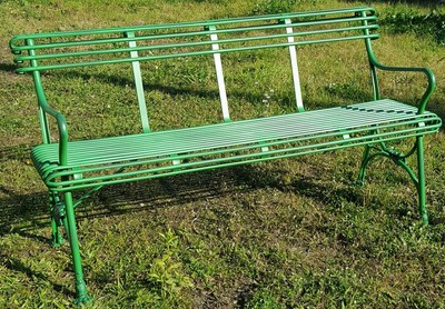 4251287761115 - 3er Gartenbank mit Klauenbeine - GartenmÃ¶bel