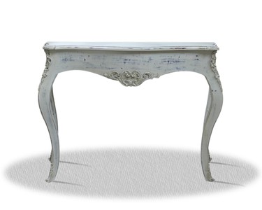 4251287761559 - Barock Konsole Vintage WeiÃ Silber 100 x 40 x H 85 cm - Antik Stil MÃ¶bel