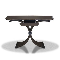 4251287761580 - Beistelltisch mit Schublade Schwarz 100 x 35 x H 85 cm - Luxus Beistelltisch