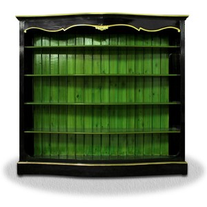 4251287761610 - Wohnzimmerschrank Schwarz GrÃ¼n Gold - Barock Schrank