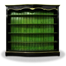 4251287761610 - Wohnzimmerschrank Schwarz GrÃ¼n Gold - Barock Schrank