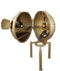 4251287762068 - Luxus Metall Getränke Bar Gold - Weinregal - Flaschenablage 4251287762068 - Luxus Metall Getränke Bar Gold - Weinregal - Flaschenablage