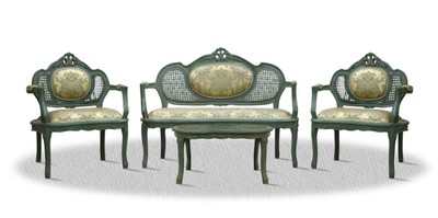 4251287762235 - Barock Salon Set mit Sitzbank 2 Stühlen und Tisch - Limited Edition 4251287762235 - Barock Salon Set mit Sitzbank 2 Stühlen und Tisch - Limited Edition