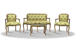 4251287762365 - Barock Salon Set Vintage Gold HellgrÃ¼n - Antik Stil