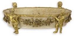 4251287762570 - Luxus Barock Porzellan Schale Durchmesser 315 x H 12 cm