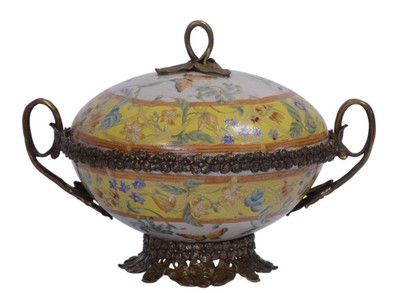 4251287762600 - Luxus Barock Porzellan SchÃ¼ssel mit Deckel 239 x 187 x H 17 cm