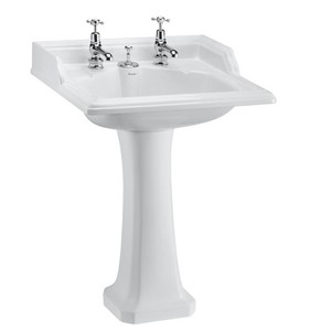 4251287762969 - Art Deco Waschbecken mit 2 HahnlÃ¶chern - Hotel Restaurant MÃ¶bel