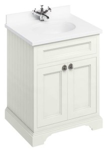 4251287763478 - Luxus Waschschrank   Waschtisch mit Marmorplatte und 2 TÃ¼ren - Hotel MÃ¶bel