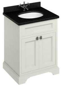 4251287763508 - Luxus Waschschrank   Waschtisch mit Granitplatte und 2 TÃ¼ren - Limited Edition