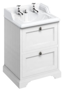 4251287763577 - Keramik Waschschrank mit 2 Schubladen - Luxus Waschtisch