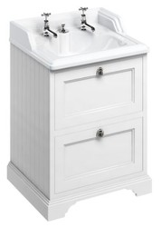 4251287763577 - Keramik Waschschrank mit 2 Schubladen - Luxus Waschtisch