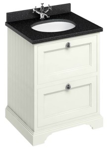 4251287763683 - Waschschrank   Waschtisch mit Granitplatte und 2 Schubladen - Limited Edition