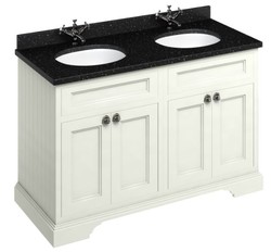 4251287763775 - Doppel Waschschrank   Waschtisch mit Granitplatte und 4 TÃ¼ren - Hotel MÃ¶bel