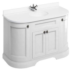 4251287763911 - Waschschrank   Waschtisch mit Marmorplatte und 4 TÃ¼ren 134 x 55 x H 93 cm