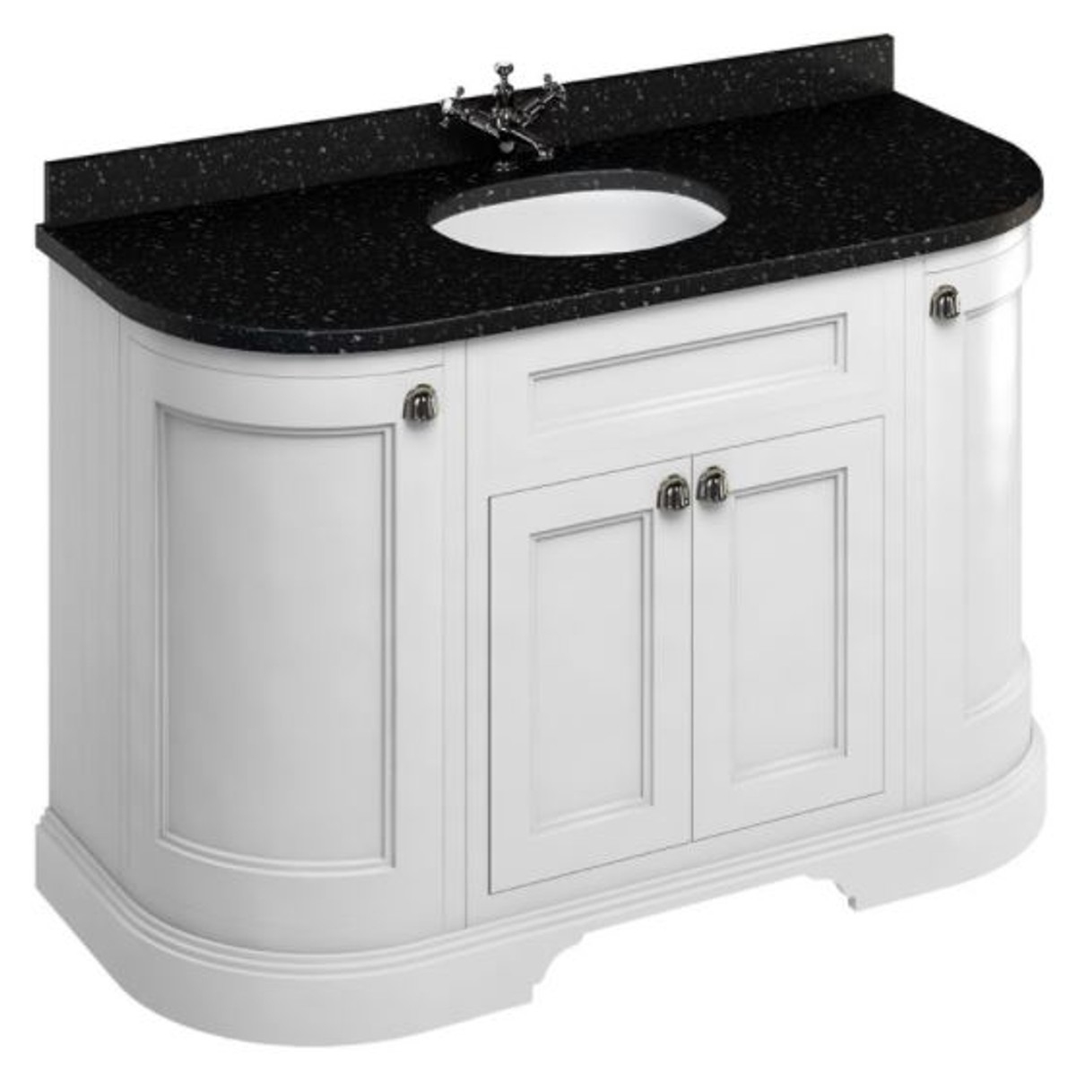 4251287763942 - Waschschrank mit Granitplatte und 4 TÃ¼ren - Antik Stil Waschtisch