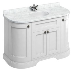 4251287763973 - Waschschrank mit Marmorplatte und 4 TÃ¼ren - Jugendstil Design