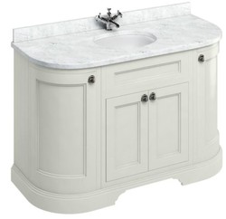 4251287763966 - Waschschrank mit Marmorplatte und 4 TÃ¼ren - Jugendstil Design