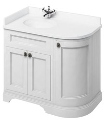 4251287764093 - Waschschrank   Waschtisch mit Marmorplatte und 3 TÃ¼ren - Hotel Restaurant MÃ¶bel