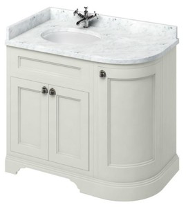 4251287764147 - Waschschrank   Waschtisch mit Marmorplatte und 3 TÃ¼ren - Antik Stil MÃ¶bel