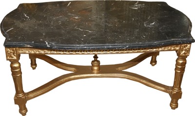 4251287764734 - Barock Antik Couchtisch Gold mit schwarzer Marmorplatte 96 x 585 cm - Limited Edition - Antik Look 4251287764734 - Barock Antik Couchtisch Gold mit schwarzer Marmorplatte 96 x 585 cm - Limited Edition - Antik Look