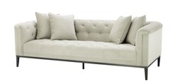 4251287765557 - Luxus Sofa Hellgrau Schwarz - Wohnzimmer MÃ¶bel