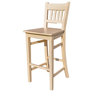 4251287766035 - Bar Stuhl Massivholz - Shabby Chic Landhaus Stil Barhocker