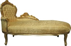 4251287766127 - Barock Chaiselongue Gold Muster   Gold - Barock MÃ¶bel