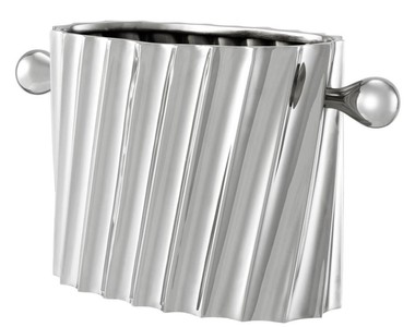 4251287767469 - Designer Messing WeinkÃ¼hler mit 2 Griffen - Luxus WeinflaschenkÃ¼hler Weinflaschenhalter