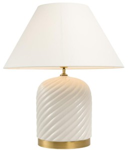 4251287767476 - Tischleuchte WeiÃ 26 x H 66 cm - Luxus Tischlampe