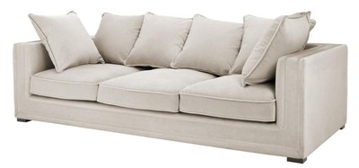 4251287767520 - Luxus Designer 3er Sofa Grau - Luxus Hotel MÃ¶bel