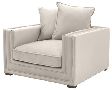 4251287767551 - Designer Hotel Sessel Grau - Luxus Kollektion