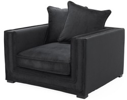 4251287767568 - Designer Hotel Sessel Schwarz - Luxus Kollektion