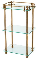 4251287767735 - Luxus Badezimmer Regalschrank Vintage Messing - Designer MÃ¶bel