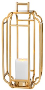 4251287768114 - Luxus Kerzenleuchter Gold 25 x 25 x H 55 cm - Hotel Accessoires