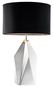 4251287768824 - Designer Tischleuchte Nickel Finish - Luxus Kollektion