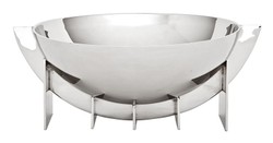 4251287768909 - Designer Edelstahl Schale 30 x 25 x H 115 cm - Luxus QualitÃ¤t