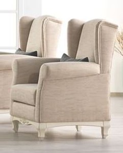 4251287769180 - Designer Bergere Sessel Marbella Creme - Hotel MÃ¶bel
