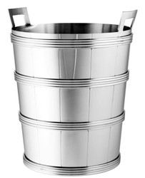 4251287769906 - Designer Edelstahl WeinkÃ¼hler mit 2 Griffen - Luxus WeinflaschenkÃ¼hler Weinflaschenhalter