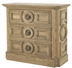 4251287770612 - Schrank mit 3 Schubladen Hellbraun - Luxus QualitÃ¤t